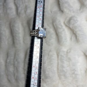 Sterling silver 925  cubic zirconia Size 5 ring